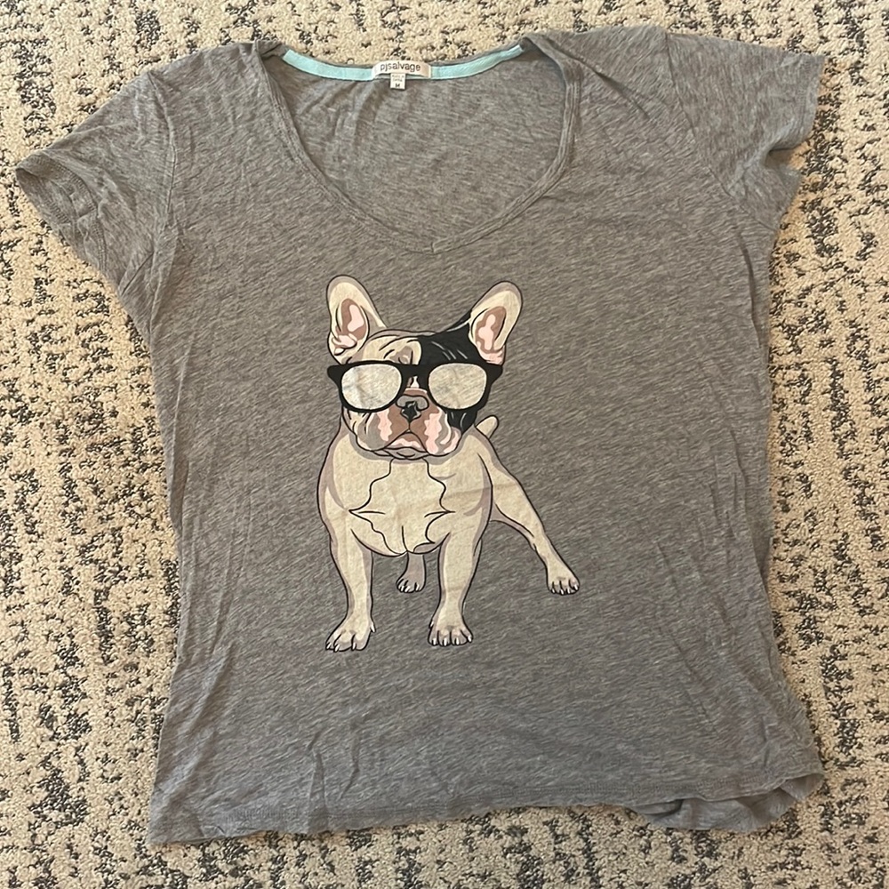 PJ SALVAGE PAJAMA SET, SIZE MEDIUM